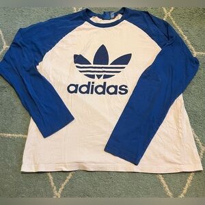 Adidas Originals | Long Sleeved Tee | Blue | Size XL​